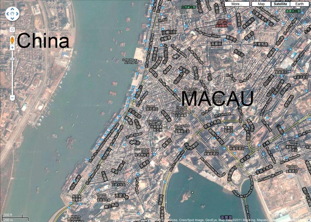 kart av san malo Macau