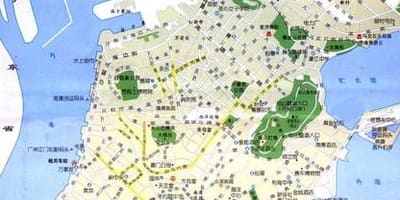 Kart av Macau street
